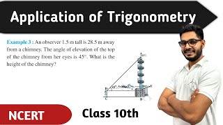 Class 10th Example 3 CH 9 || Some Applications Of Trigonometry || NEW NCERT || CBSE BY RAJEEV SIR