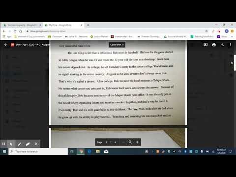 Highlight Paragraph Instruction