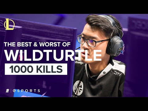 The Best and Worst of WildTurtle on his journey to 1000 NA LCS kills