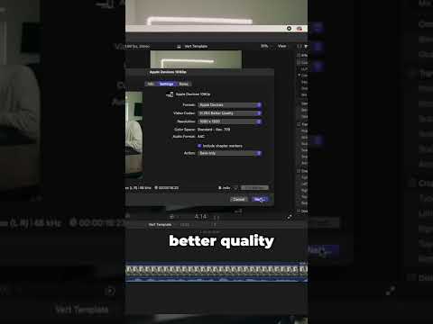 Best export settings for Final Cut Pro