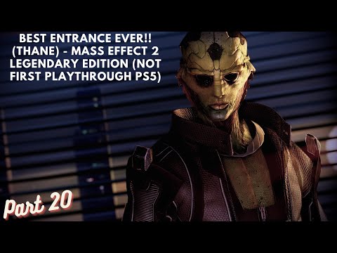 Best Entrance Ever!! (Thane) - Mass Effect 2 Legendary Edition (Not First Playthrough PS5) Part 20