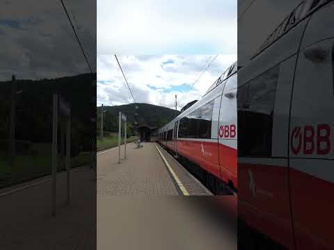 Departure of S 4 Train from Villach Hbf to Hermagor Bahnhof in Austria