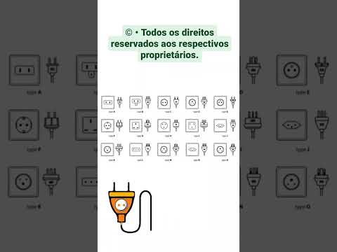 Os tipos de tomadas ao redor do mundo ?