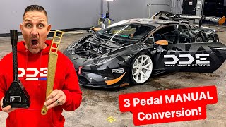 TEARING APART MY LAMBORGHINI TO CONVERT IT TO MANUAL …