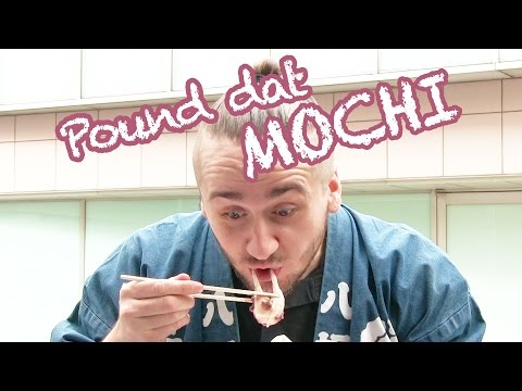 動手做日本人新年必吃的麻糬！ (JAPANESE  NEW YEAR FOOD! Makin' Mochi! (Rice Cakes))