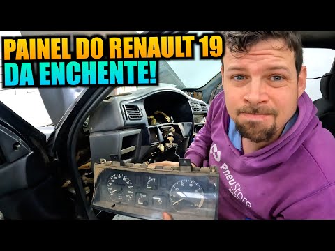 PAINEL DO RENAULT 19 DA ENCHENTE!