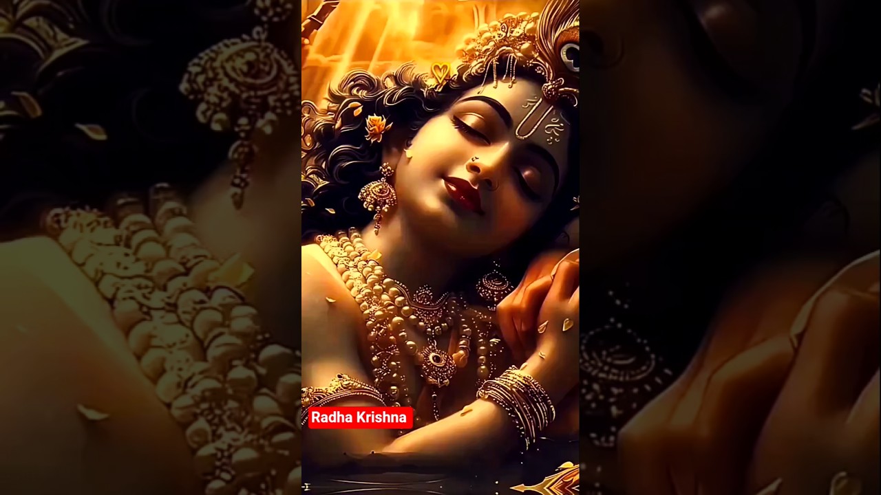 রাধা কৃষ্ণের মধুর প্রেম ❤️ ❤️                                            🥀💐🌿#krishna #song #love 🙏