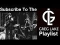 Greg Lake with King Crimson Performing “Cat Food ...