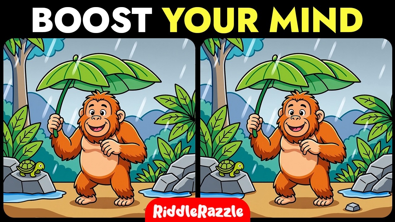 Train Your Brain 🔹 Spot 3 Differences!