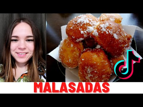 Hawaiian style malasadas recipe Leonard's bakery copycat by Kanekocooks on TikTok Oahu bread maker