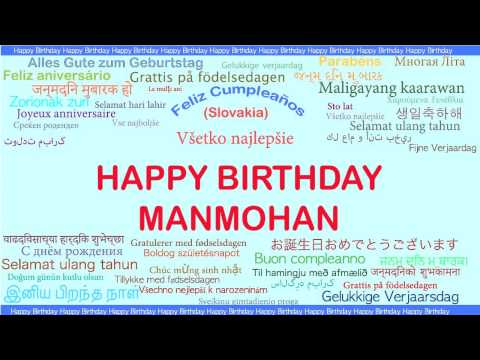 Manmohan   Languages Idiomas - Happy Birthday