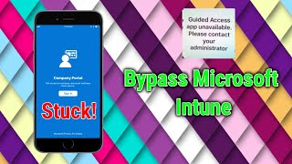 iPhone Stuck in Single App Mode FIX! | Company Portal Bypass | DEP Lock | Guided Access | Intune