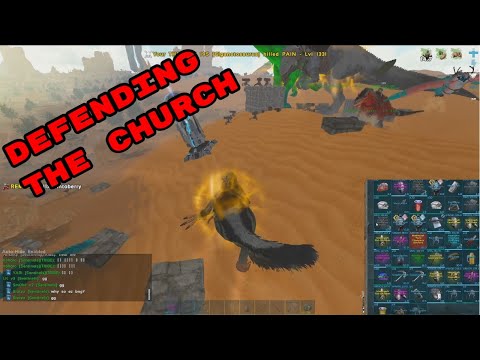 Defending The Church Cave | Ark Official PVP | Sentinels