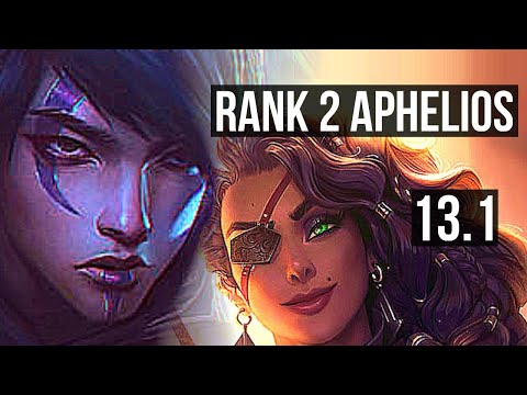 APHELIOS & Karma vs SAMIRA & Caitlyn (ADC) | Rank 2 Aphelios, 12/2/9, Godlike | TR Challenger | 13.1