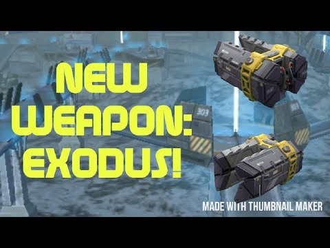 NEW HEAVY WEAPON EXODUS(HEAVY ORKAN)!- WR testserver | SHOCK War Robots