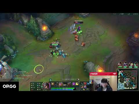 Faker matando uma irelia lvl 1 de TF
