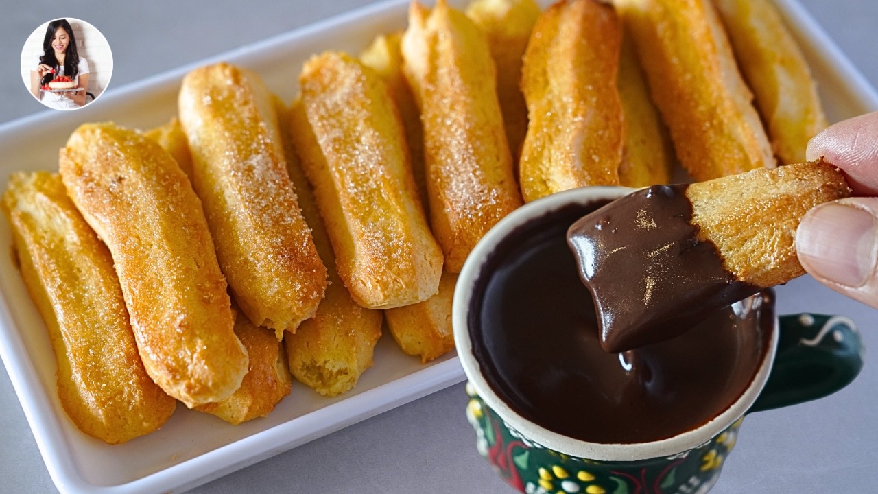 Churros Deliciosos Sin freír - Sin Gluten, Sin Azúcar! | Altos en Proteína| Auxy