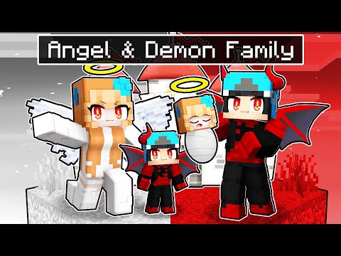 OMZ's Mind-Blowing Angel/Demon Family in Minecraft!