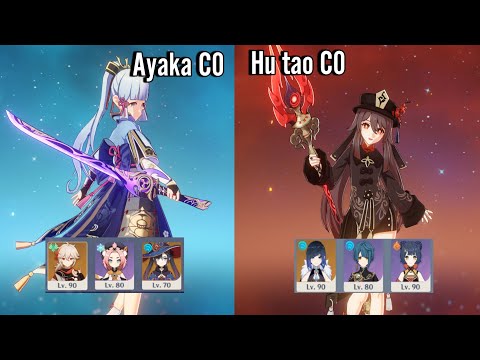 C0 Ayaka Freeze & C0 Hu Tao Funerational | SPIRAL ABYSS 3.0 - 12 9 STARS