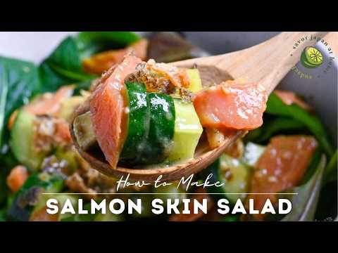 Crispy Salmon Skin Salad Recipe in 15 Minutes