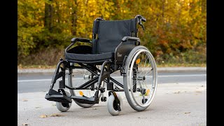 Odľahčený invalidný vozík EVERYDAY-TIM T101 – 51 cm, pevné kolesá