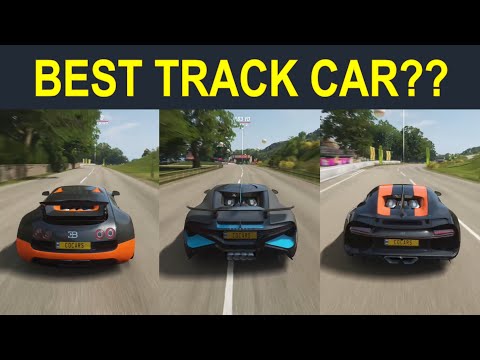 Forza Horizon 4 Track Comparison: Bugatti Divo vs. Bugatti Chiron vs. Bugatti Veyron SS