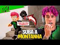 SUBA ATÉ O TOPO DA MONTANHA SEM SER PEGO PELA MINHOCA GIGANTE Conseguimos
