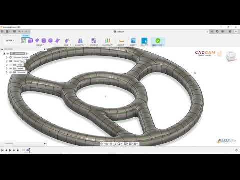 Fusion 360 Tutorial #53 | 3D Feeform Surface