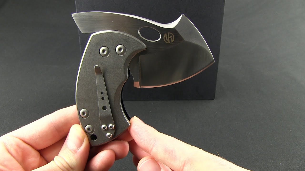 Boker War Toad Friction Folder Knife Black G10 Titanium (2.25" Satin) TuffKnives