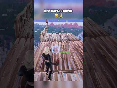 Bro got faked three times 😭💀 #fortnite #fortniteclips