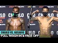 JERMELL CHARLO & JEISON ROSARIO WEIGH IN & GO FACE TO FACE IN INTENSE STARE DOWN! (FULL WEIGH IN)