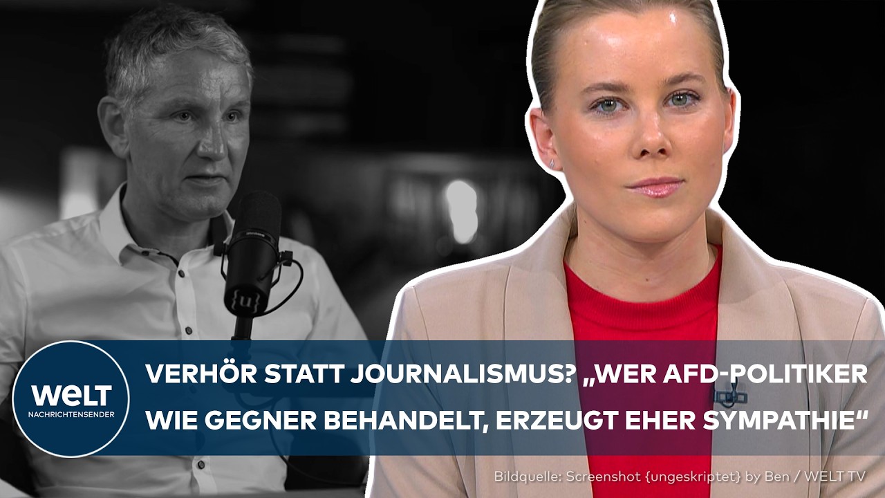 DEUTSCHLAND: Kritik an Höcke-Podcast „Ich kann darüber nur lachen“ – Julia Ruhs über Esken-Forderung
