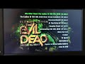 The Evil Dead 1981 2007 DVD Menu Walkthrough Ultimate Edition Disc 3 Special Features