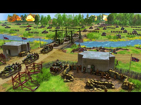 Can WW2 BRIDGE DEFENSE Hold Under Siege while BRITISH ARMY Evacuates!? - Gates of Hell: Finest Hour