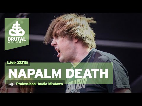 Brutal Assault 20 - Napalm Death (live) 2015