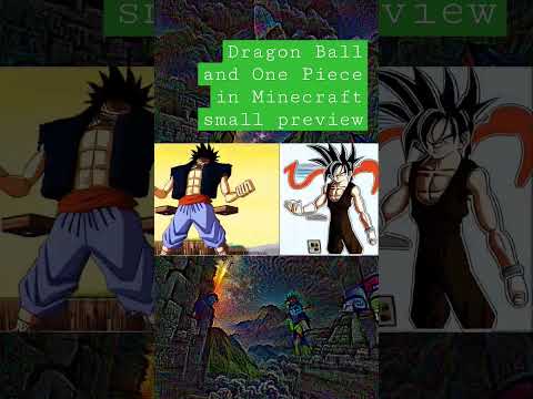 Goku , Luffy Minecraft Anime Crossover Teaser | Tripping | Anime Art