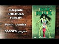 Intégrale SHE-HULK 1980-81 review Panini comics