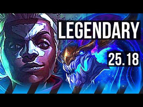 EKKO vs AURELION SOL (MID) | Quadra, 14/3/6, Legendary | NA Master | 25.18