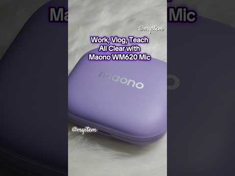 Want a clear video audio The Maono WM620 is a big help.
