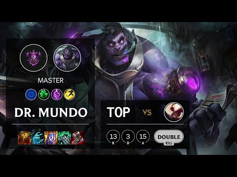 Dr. Mundo Top vs Lee Sin - EUW Master Patch 11.15