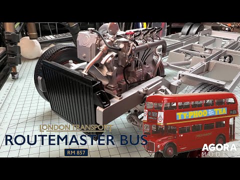 Build the London Transport Routemaster Bus RM857 1:12 Scale - Pack 3 - Stages 21-30