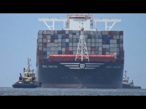 MSC OSCAR Erstanlauf Bremerhaven - Deutschland-Premiere 5.3.2015