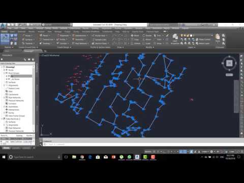How to connect points with polyline in Civil 3d