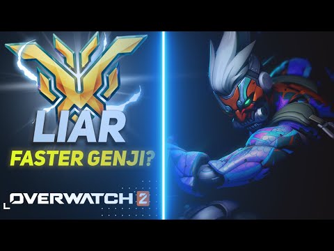 IS THIS GENJI FASTER THAN NECROS? "LIAR" - Overwatch 2 Montage
