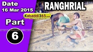 Ranghrial (Mansa) Kabaddi Tournament 16 Mar 2015  Part 1 by Kabaddi365.com