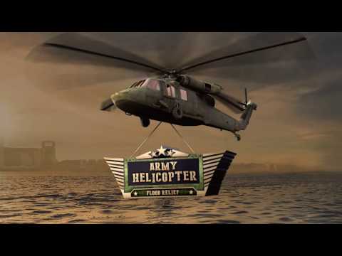 Army Helicopter Flood Relief Video