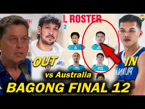 FAJARDO OUT, Baltazar IN! Palit FINAL 12 ang Gilas vs Australia! Natuto na vs New Zealand?