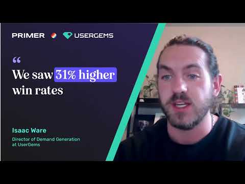 UserGems - Customer Success Story (Isaac Ware - Director of Demand Generation)