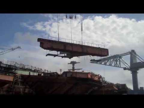 Aircraft Carrier Gerald R Ford (CVN 78) Final Superlift