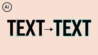 Convert Text to Shape | Illustrator Tutorial